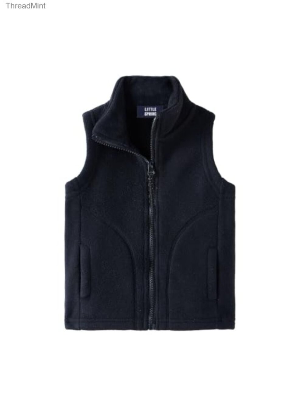 Kids Fleece Vest Sleeveless Full-Zip Winter Warm Outerwear